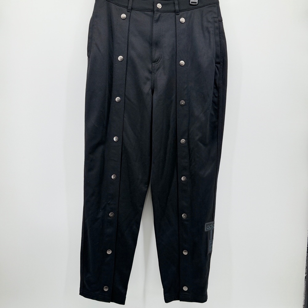 Adidas Originals Blue Version ADIBREAK Black Snap Track Pants Womens Size 10